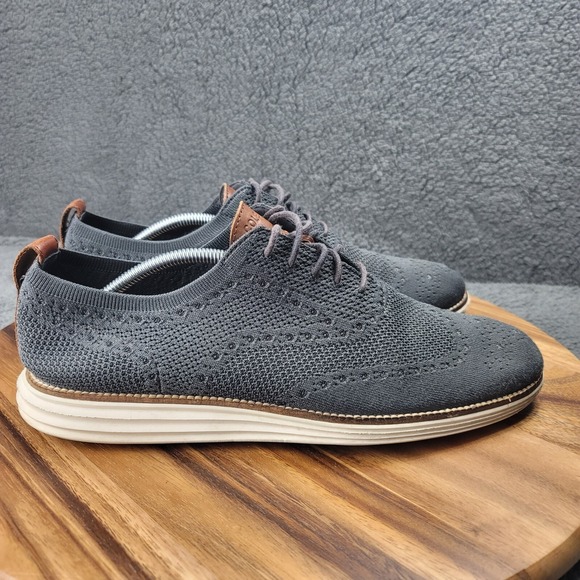 Cole Haan Original Grand Stitchlite Wingtip Oxfords Grey Mens Size 11.5 M C27961 main image 8
